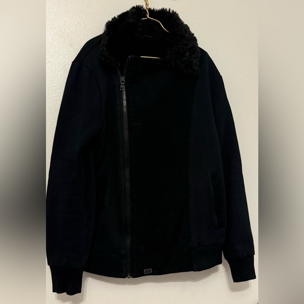 Armani Exchange Black Textured Jacket very good condition